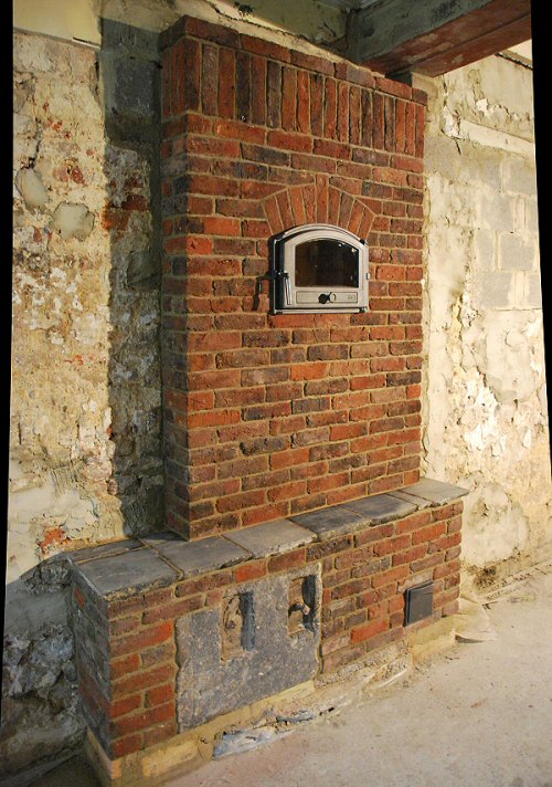 Contraflow masonry heater by Marcus Flynn