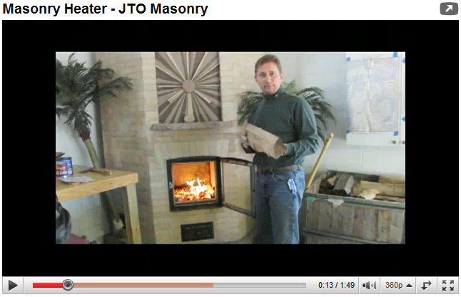 Masonry heater by Jeff Owens