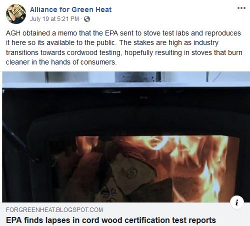 The Alliance for Green Heat - Description of stoves