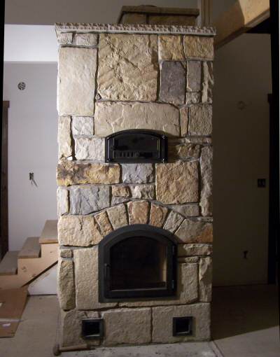 Masonry heater by Dale Demary