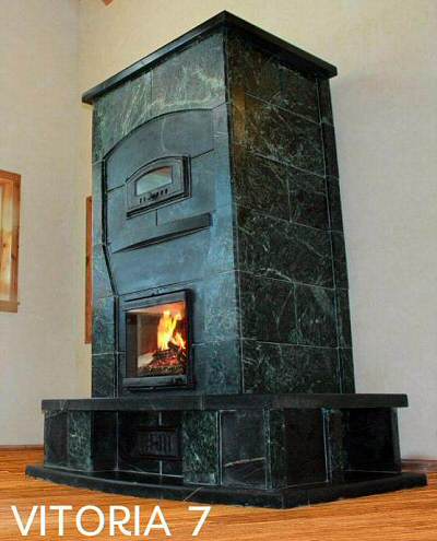 Soapstone heater by Greenestone Co.